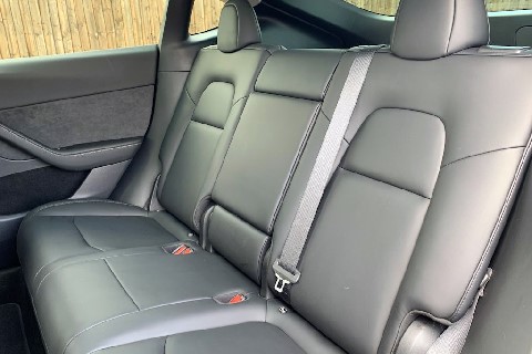 Telsa Model Y interior rear