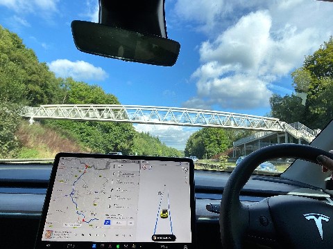 Tesla Model Y dash