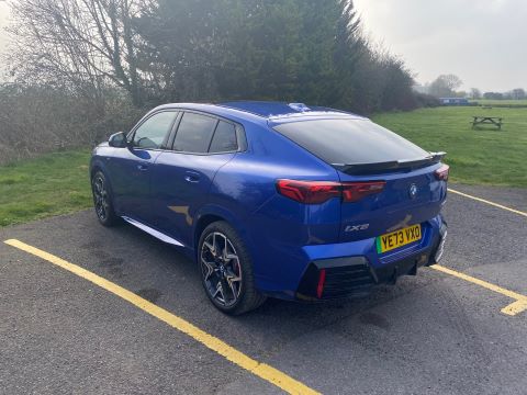 BMW iX2 xDrive30 M Sport rear three-quarter