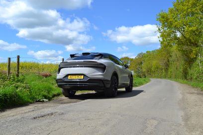 Lotus Eletre S rear three quarter 