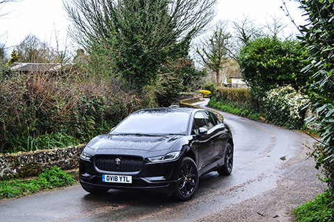  Jaguar I-PACE electric SUV exterior front view