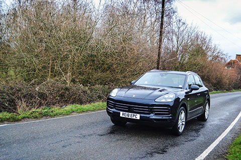 Porsche Cayenne E-Hybrid exterior front close view