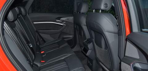 Audi e-tron Sportback rear seats
