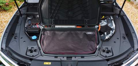 Audi e-tron Sportback front stowage compartment