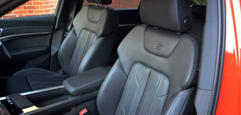 Audi e-tron Sportback S line seats