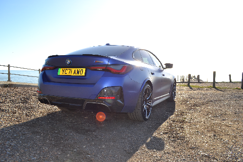  BMW i4 M50 rear seats