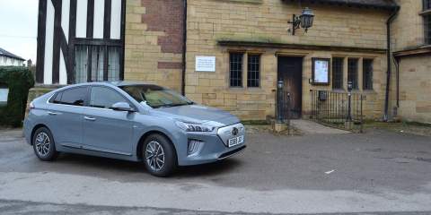 Hyundai IONIQ front three quarter