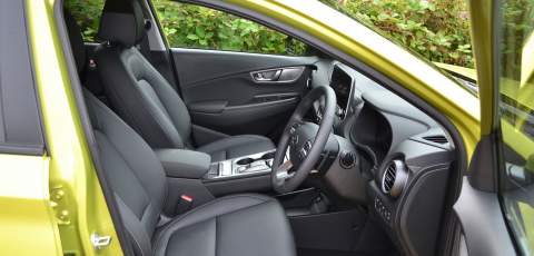 Hyundai Electric Kona front seats