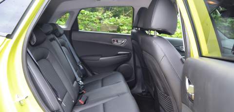 Hyundai Electric Kona rear seats