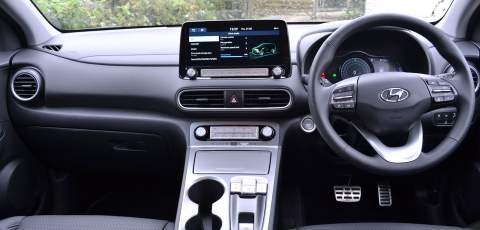 Hyundai Electric Kona dash