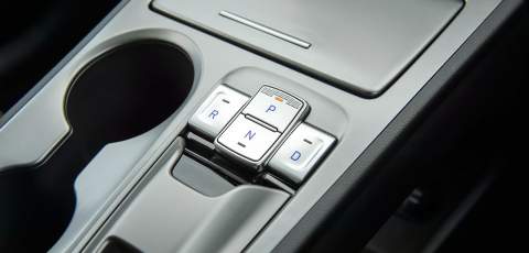Hyundai Electric Kona transmission buttons