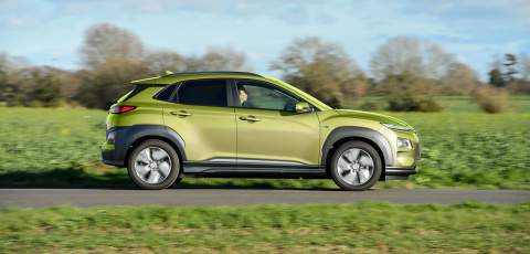 Hyundai Electric Kona 64kW driving