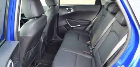  2 Kia Soul EV interior rear
