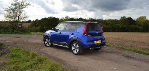 Kia Soul EV rear three-quarter