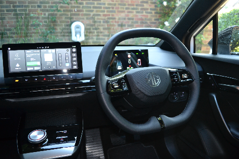 MG4 EV interior front