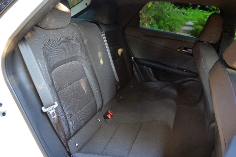 MG4 EV interior rear