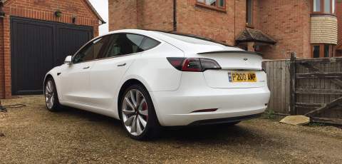 Tesla Model 3 longtermer rear