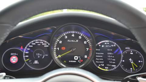 Panamera's dashboard