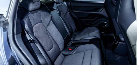 Porsche Taycan Turbo rear seats