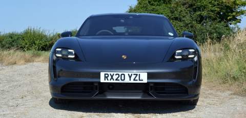 Porsche Taycan Turbo front