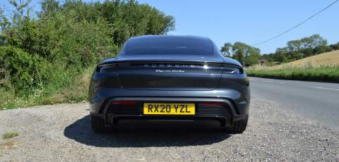 Porsche Taycan Turbo rear