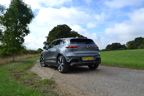 Renault Mégane E-TECH Electric rear three-quarter