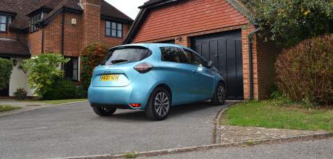 Renault ZOE GT Line R135 Z.E. rear three-quarter