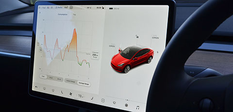 Tesla Model 3 charging