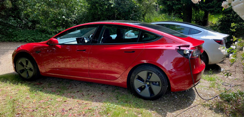 New vs old Tesla Model 3