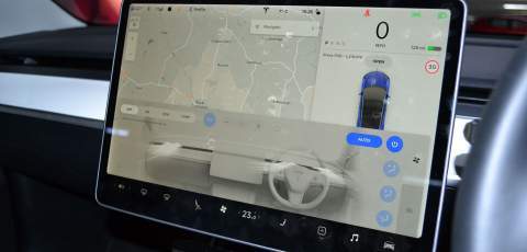 Tesla Model 3 Performance driving