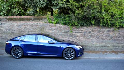 Tesla Model S side view