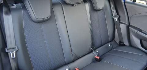 2 Vauxhall Corsa-e rear seats