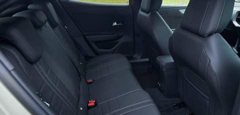 Vauxhall Mokka-e rear seats 