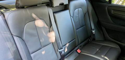 Volvo XC40 Recharge rear seats