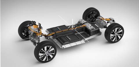 Volvo XC40 Recharge driveline