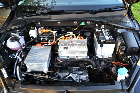 Under the bonnet of the Volkswagen e-Golf